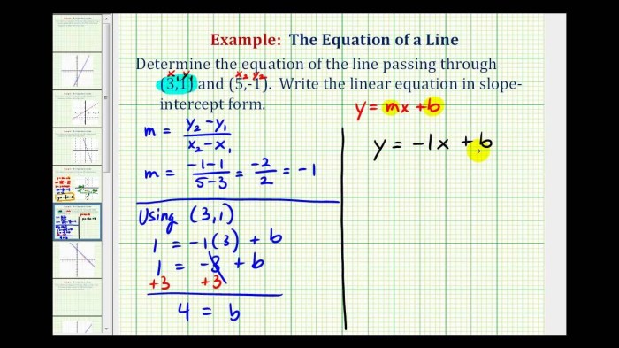 Extra practice point slope and slope intercept form